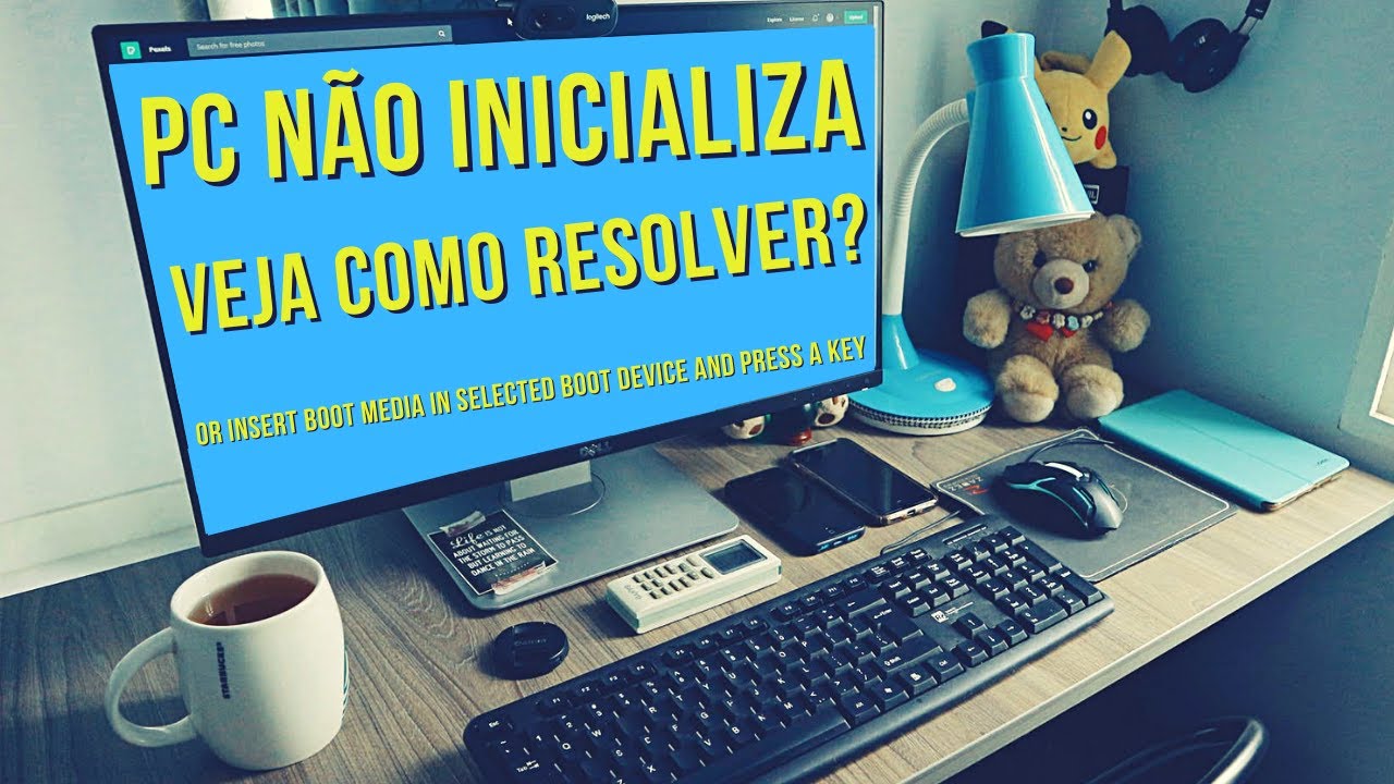 Como Resolver o Erro Or Insert Boot Media in Selected Boot Device And Press a Key - Passo a Passo