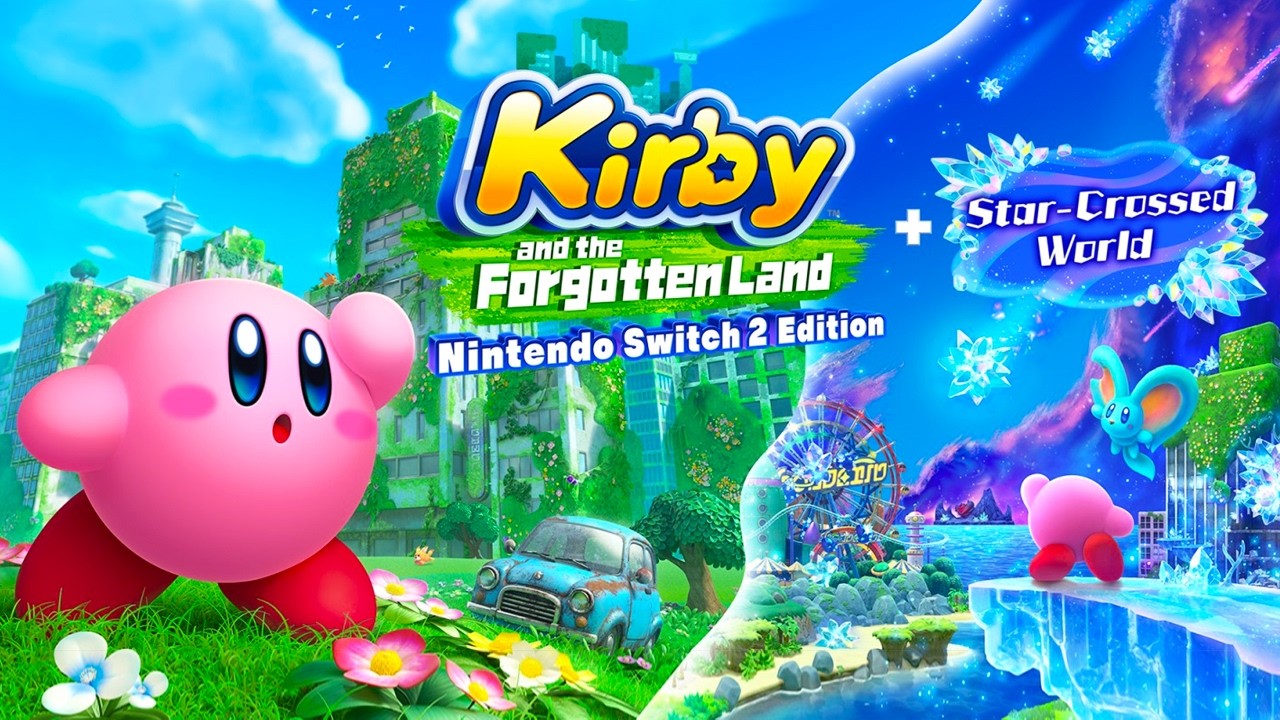 Kirby and the Forgotten Land + Star-Crossed World - Full Game 100% Walkthrough (Switch 2)