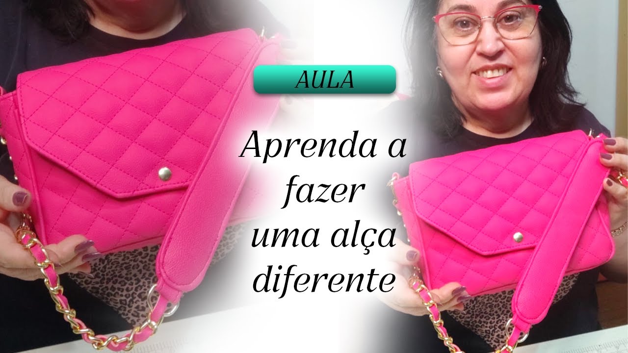 Como fazer alça de ombro em sintético e corrente