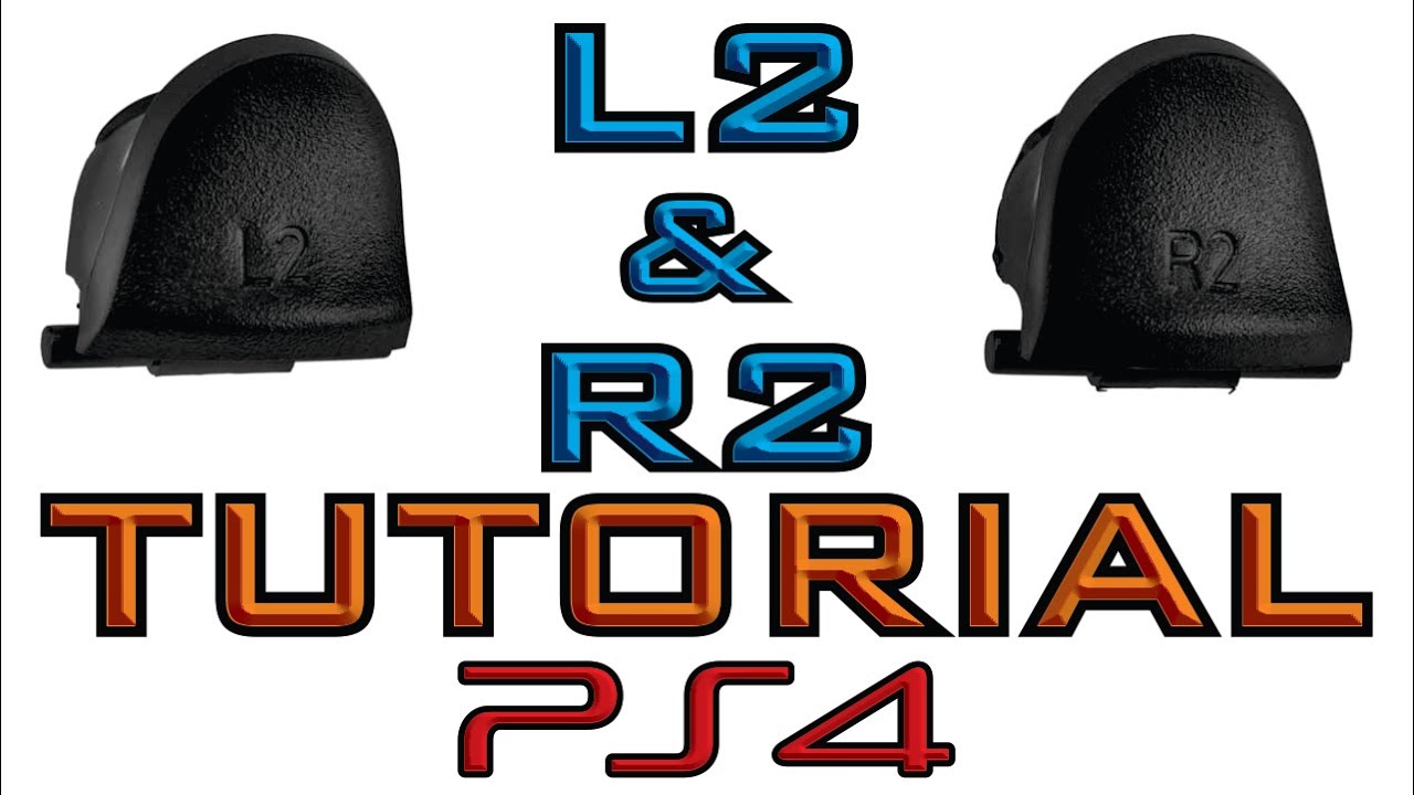 Reparar el botón L2 o R2 del Dualshock 4 (How to change & fix the L2 & R2 for the Dualshock 4)