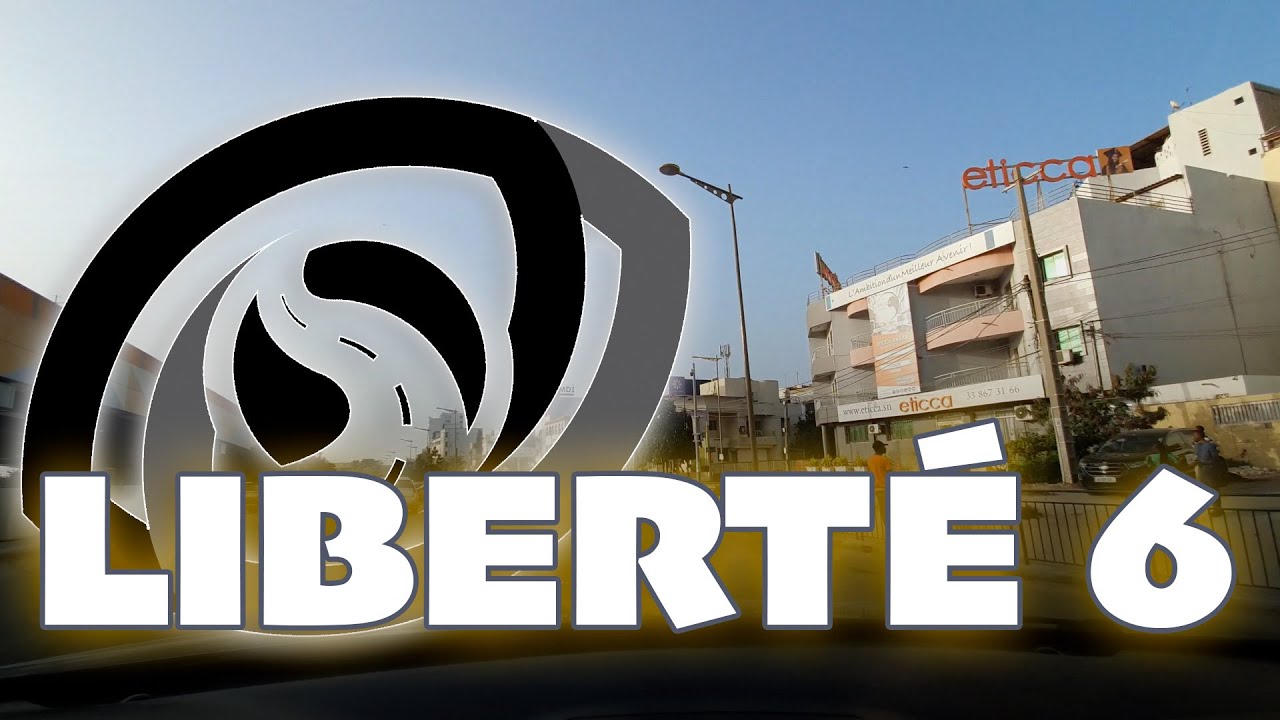 Streeviews Dakar 4K - Liberte 6 neighborhood Small tour