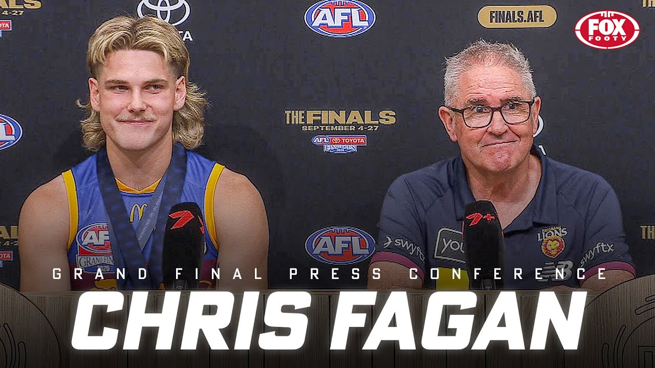 Fagan reveals Neale masterplan 😲 & Lions star's selfless act ahead of Grand Final | Press conference