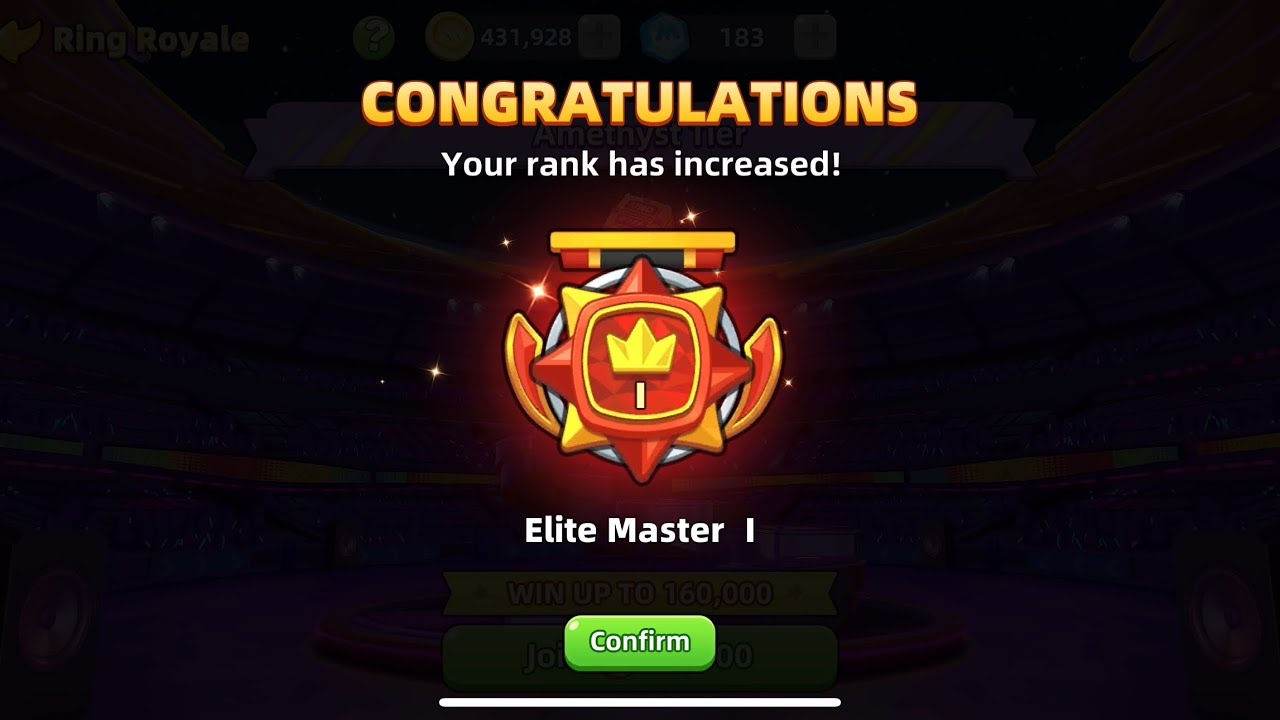 Uno mobile | Ring Royale Amethyst Tier | First win
