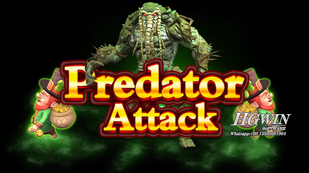 45% Holding Predator Attack Fish Table Hunter Game,Predator Attack Fishing Skill Game