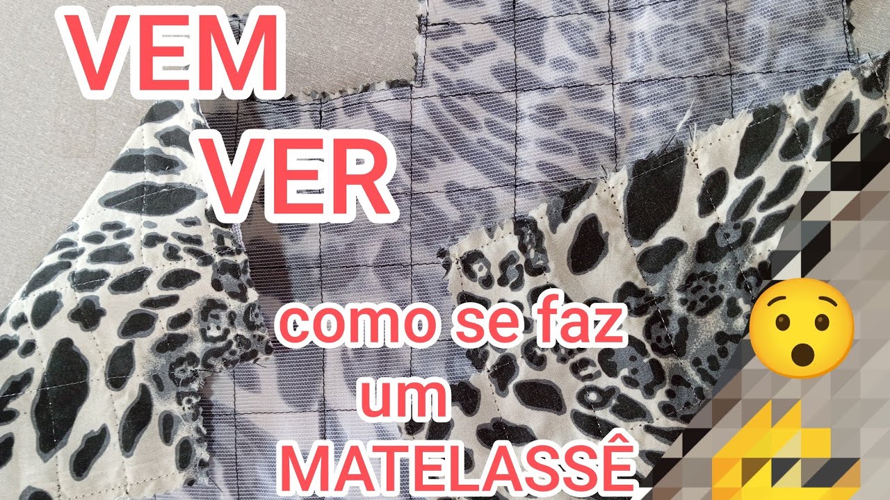 🎀 Como fazer um Matelassê/ passo a passo 