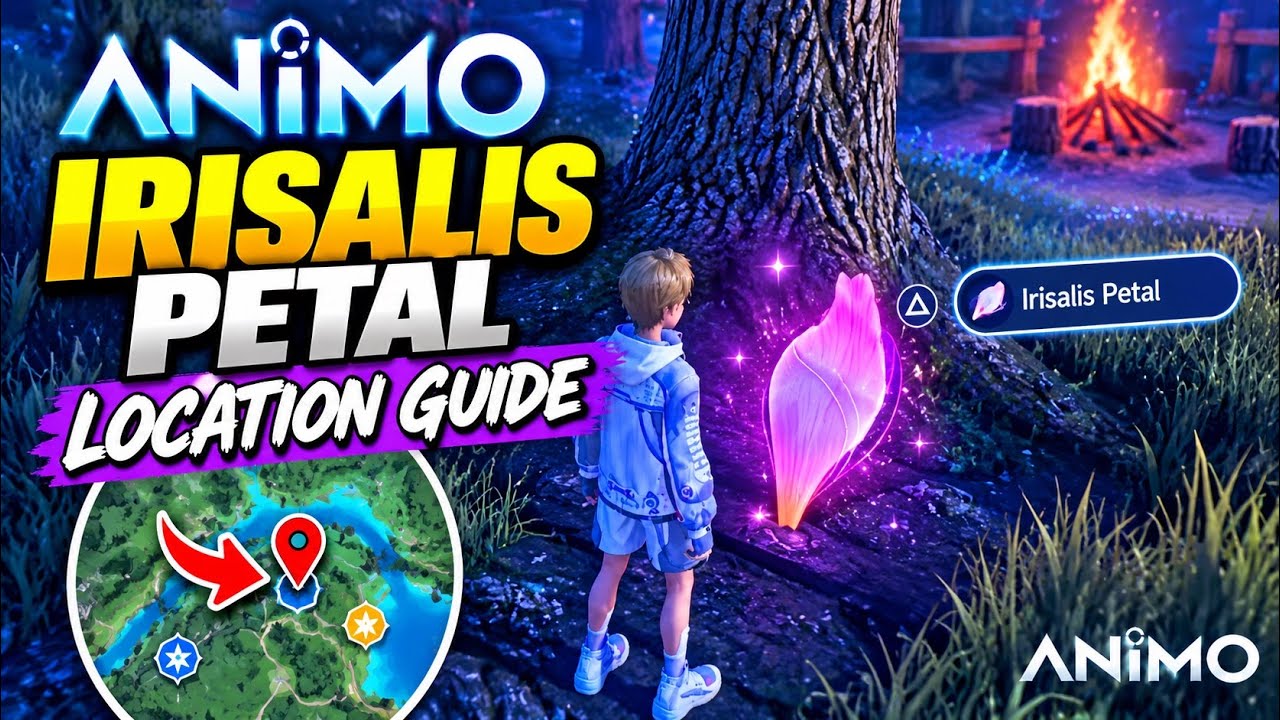 ANIIMO IRISALIS PETAL LOCATION GUIDE #aniimo 