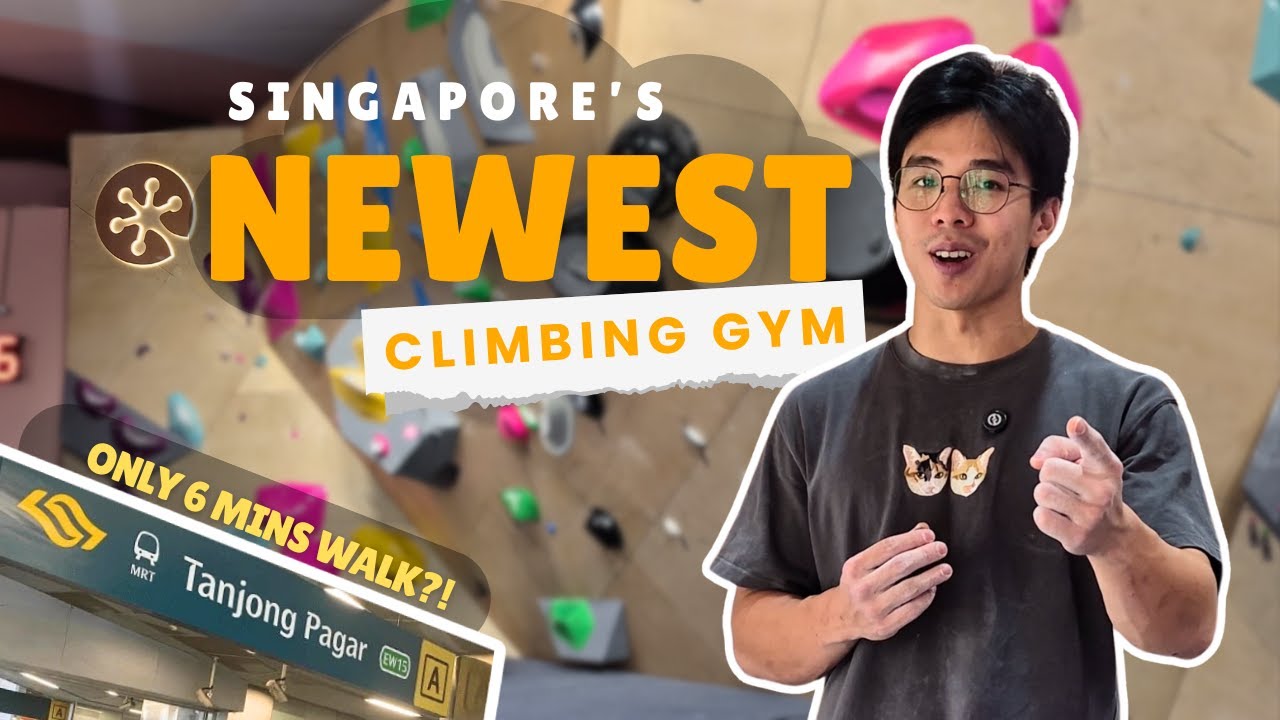 I Tried Singapore's Newest Climbing Gym! -FitBloc 3 Telok Ayer Gym Review