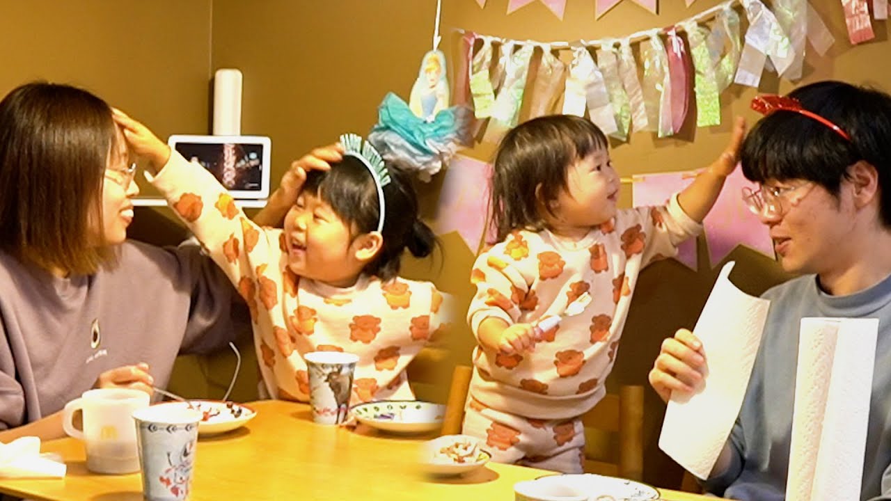 家族でケーキ食べたら愛が止まらなかった【涙腺バグ男】