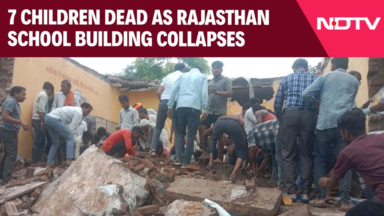 Rajasthan School Tragedy | 7 Children Dead, 2 In ICU As Rajasthan School Building Collapses