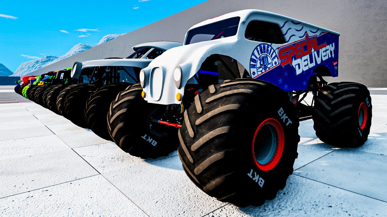 Monster Truck Jam Mayhem! Biggest Crashes, Insane Jumps & Wild Backflips #4