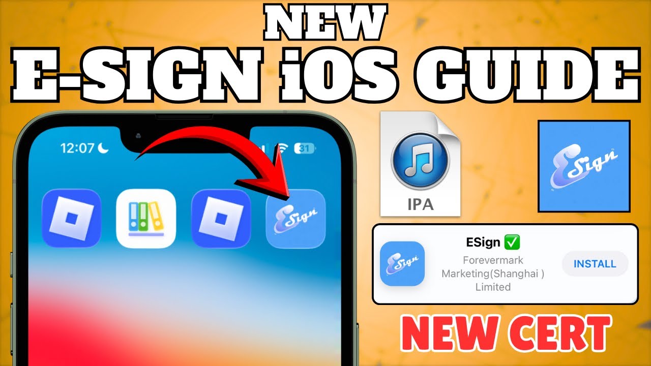 NEW ESign iOS Tutorial | New Certificate | Sideload IPA Files Without Getting Revoked