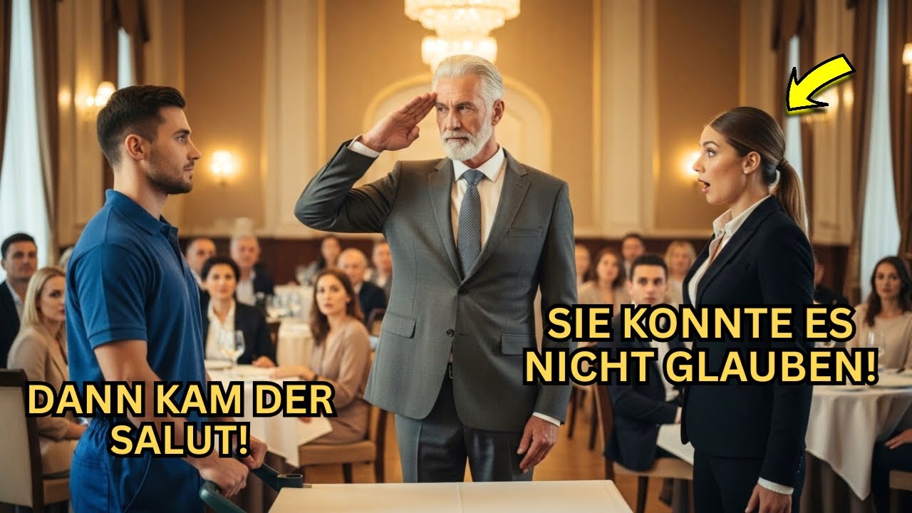 Alleinerziehender Vater, Stand Still Dann Salutierte Ein Fremder Und Alle Verstummten…