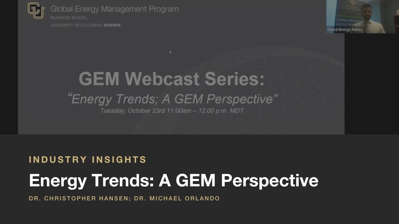 Industry Insights | Energy Trends: A GEM Perspective