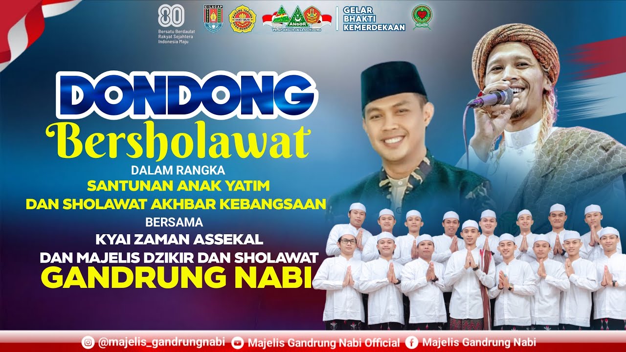 🔴🔵[LIVE] DONDONG BERSHOLAWAT BERSAMA MAJELIS GANDRUNG NABI