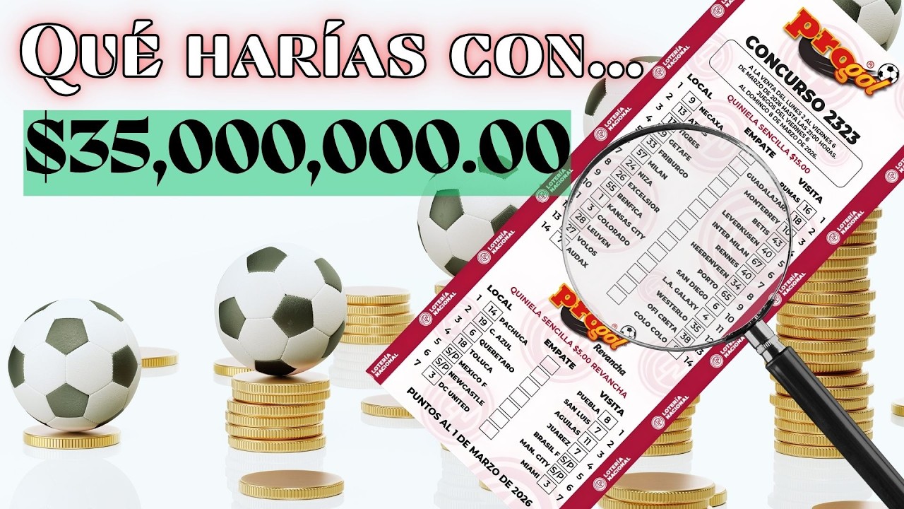 🔥ProGol 2323: ¿Podemos Ganar los $35 MILLONES? | Llenando la Quiniela 🤑⚽