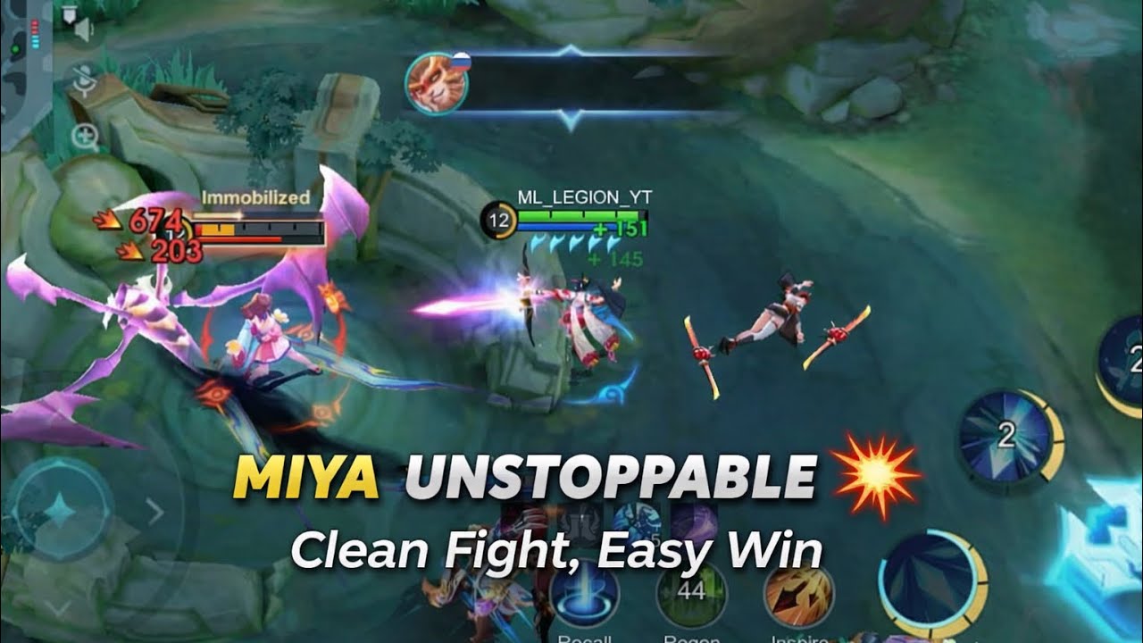 “Clean fight and a confident win with Miya. High damage, perfect positioning, and an easy victory!”