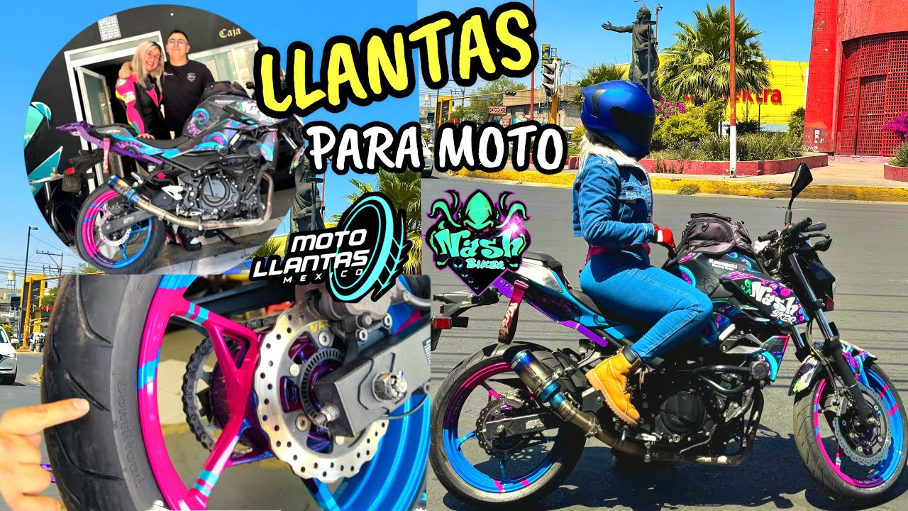 LAS MEJORES LLANTAS PARA MOTO 😏👌🏻 | ¿DÓNDE REPARAR MI RIN Y CAMBIAR DE COLOR? 🩷💙 | NASHBIKER