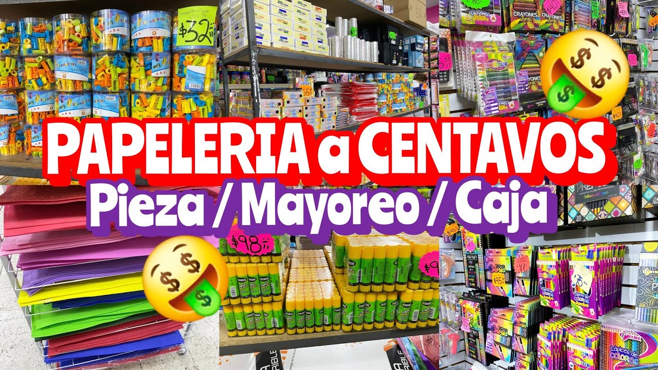 Papelería a PRECIOS DE CENTAVOS!! 🤑 Papeleria XINASO la más BARATA del Centro CDMX