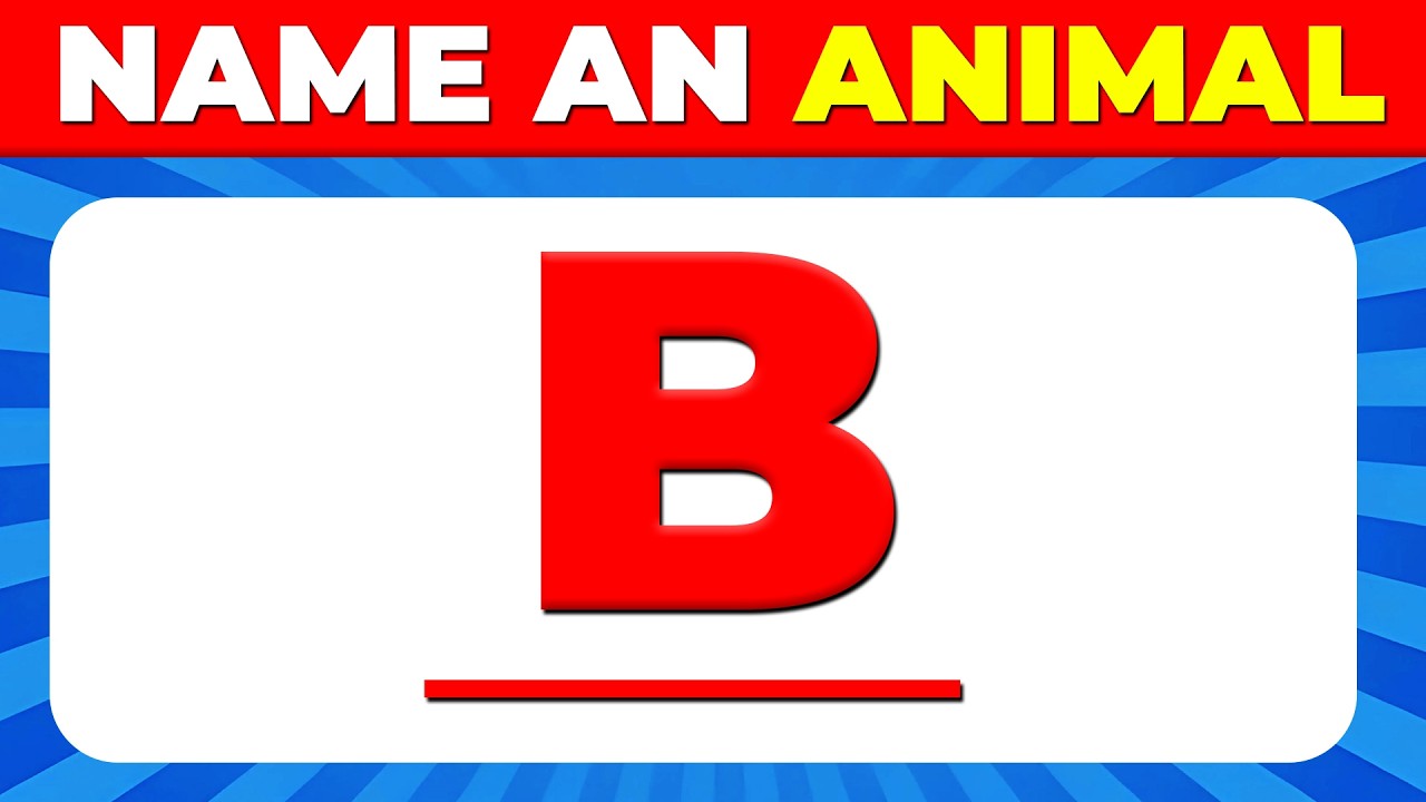 99% застревают на этой ОДНОЙ букве 🐾 Сможете ли вы назвать всех 26 животных?