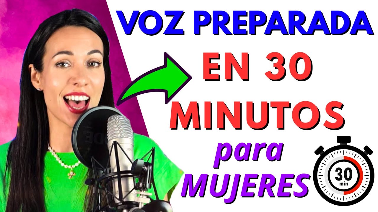 🔥 CALENTAMIENTO VOCAL de 30 min PARA MUJERES. Natalia Bliss Calentamiento vocal