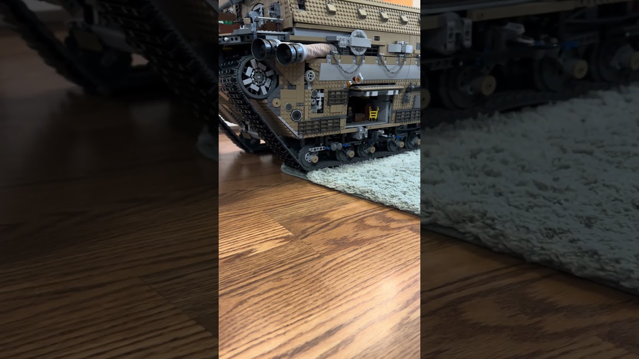 Тест подвески Landship #lego