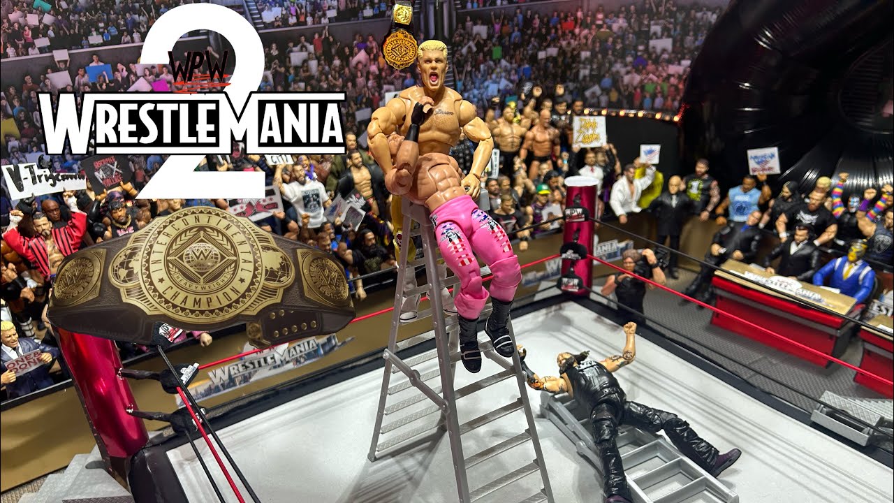 Cody Rhodes vs Bray Wyatt vs Dolph Ziggler -Ladder Match WPW Wrestle Mania 2!