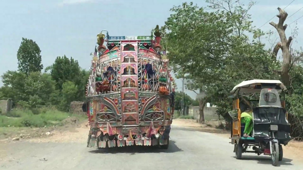 Pakistan Decorated Colourful bus