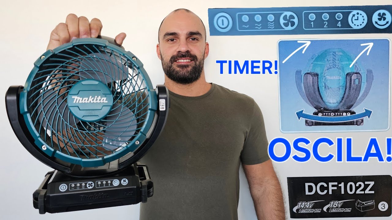 VENTILADOR A BATERIA MAKITA!  18v DCF102Z 