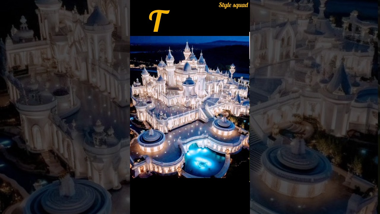 Choose your name's first letter and see your dream house 🏠 ✨️ ❤️ #comments_box #beautifulhouse 😇😇