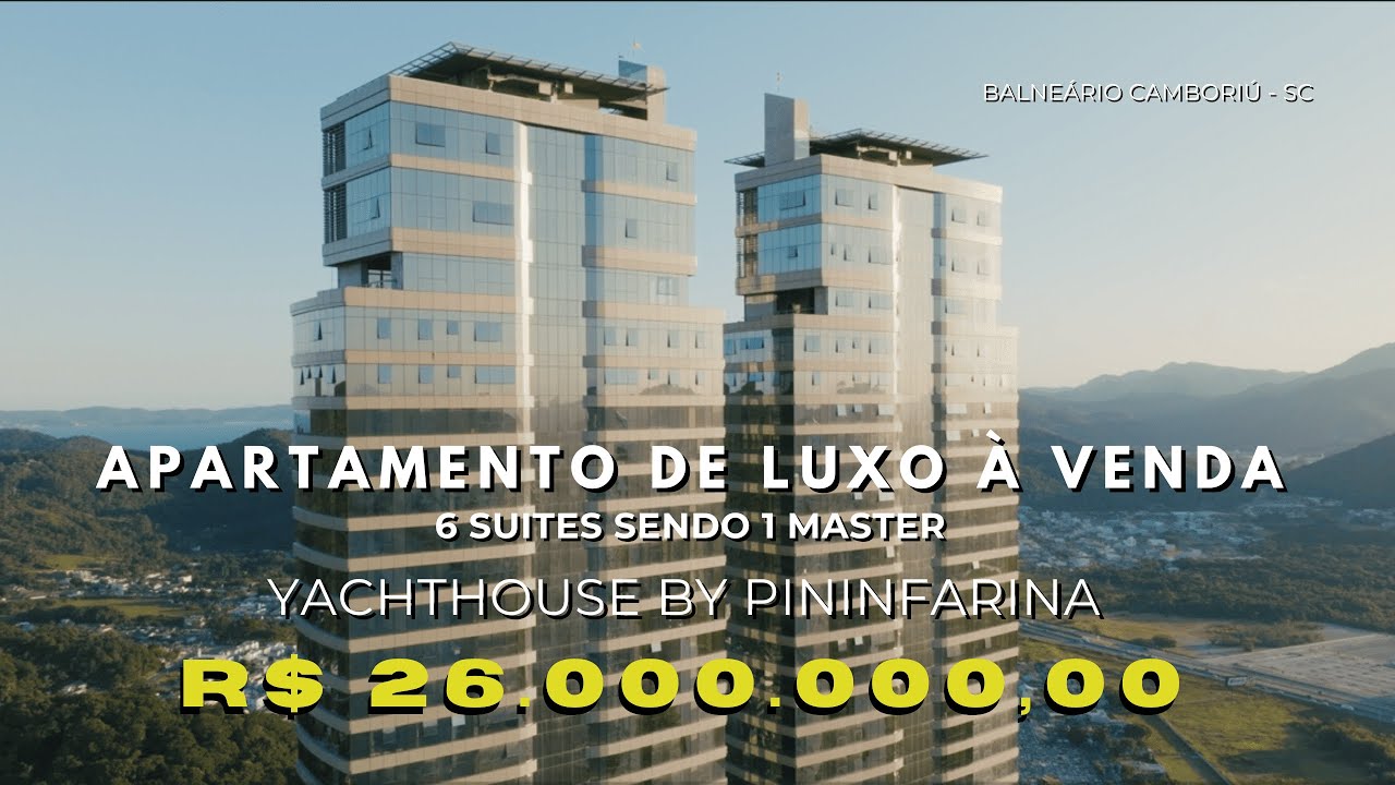 Apartamento de luxo à venda em Balneário Camboriú | Yachthouse by Pininfarina | Tati Griebler