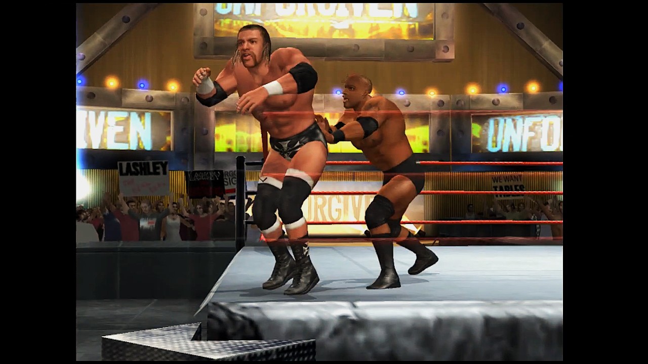 WWE SmackDown! vs  Raw 2008 Triple H vs Bobby Lashley (Legend)