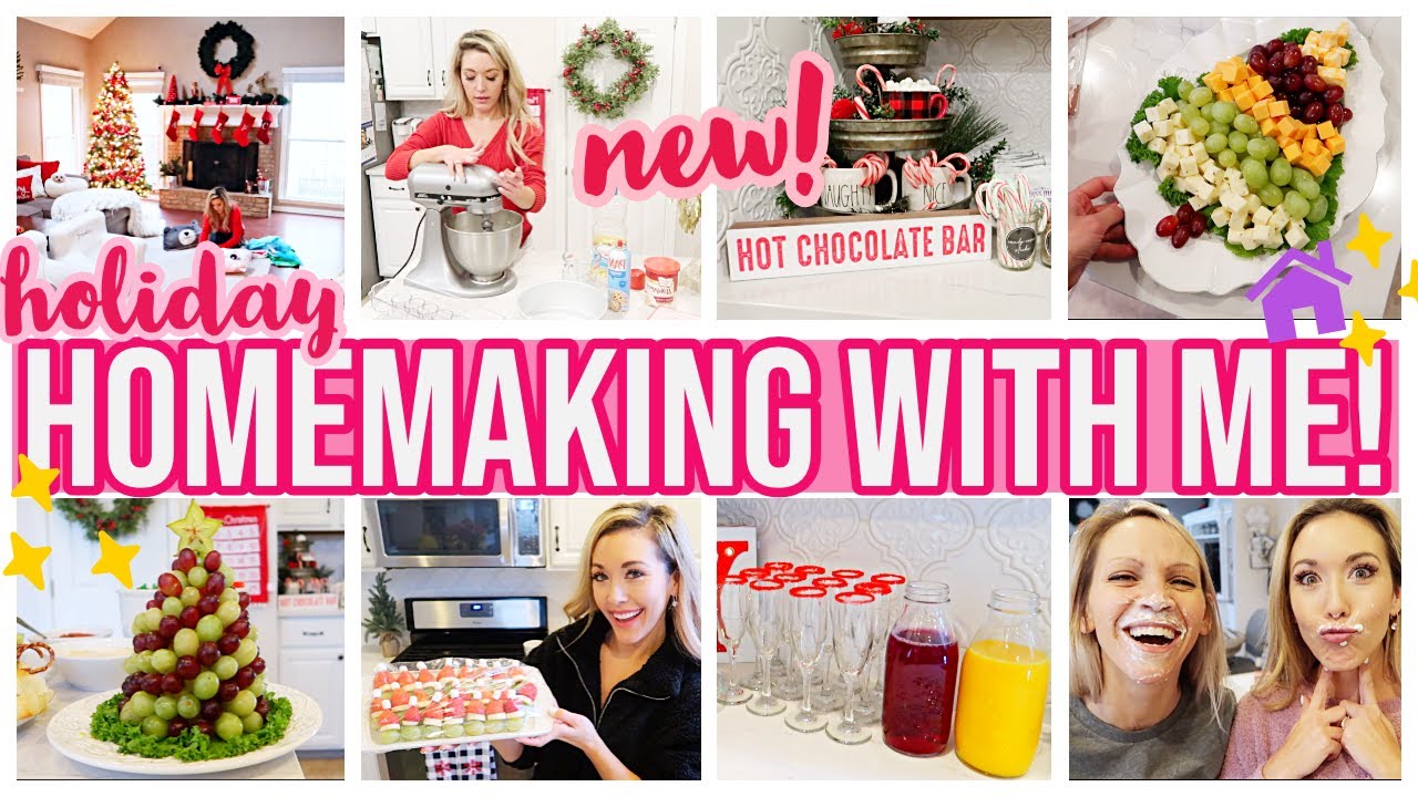 HOLIDAY HOMEMAKING W/ ME! COOK, CLEAN, SHOP, PLAN, DECORATE W/ ME + HACKS! @Brianna K @Emily Norris