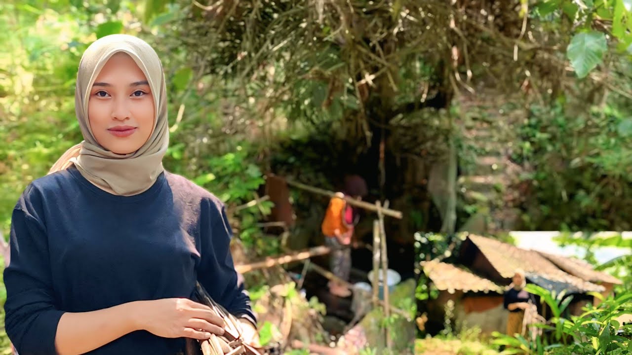 GEGER!! CANDI & GUA DEKAT RUMAH NENG DEWI BIDADARI BULE YANG TINGGAL DI HUTAN