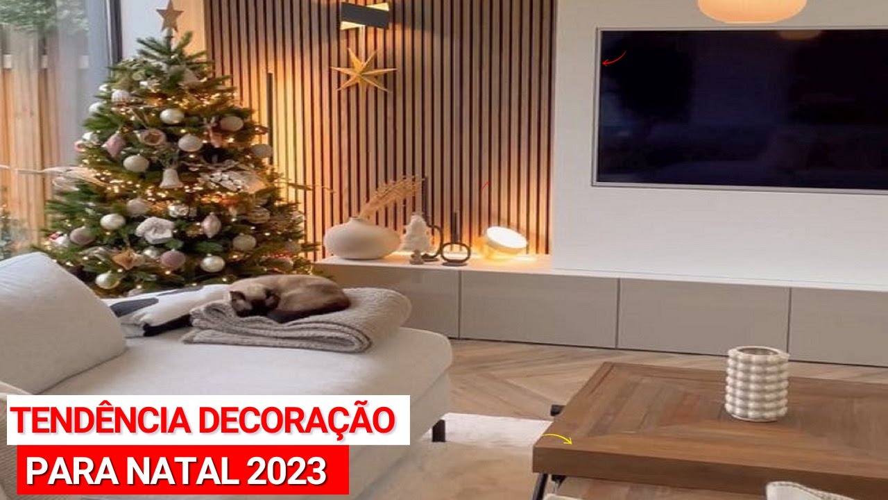 8 TENDÊNCIAS PARA DECORAÇÃO DE NATAL 2023— SIMPLES E LUXUOSA
