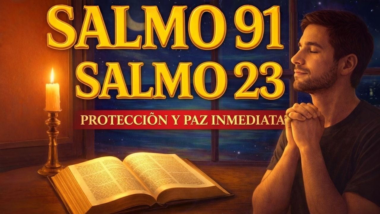 ORACIÓN DEL DÍA – 24  DE ENERO – SALMO 91 Y SALMO 23: Oraciones que manifiestan el poder de Dios.