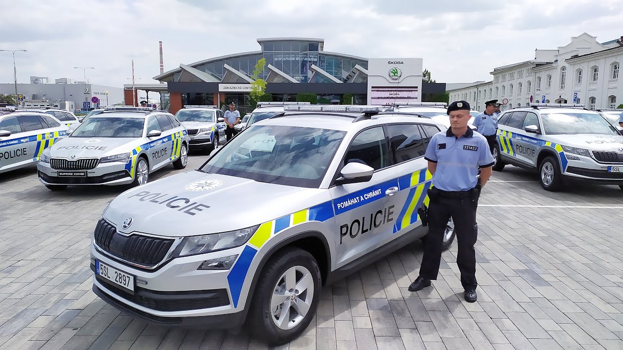 Mladá Boleslav: Nové vozy Škoda Kodiaq pro Policii ČR