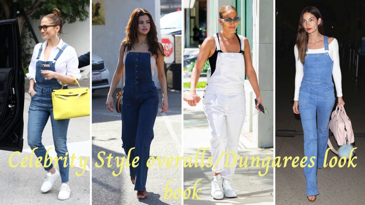 Celebrity Dungarees/Overalls Outfit For Girls and Women | 2022 Lookbook | Celebrity Fashion