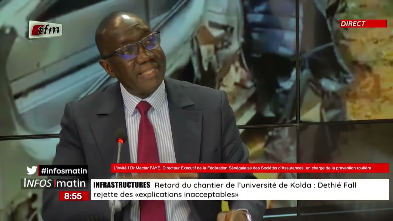 l'invité d'infos matin | Dr Mactar FAYE, DE de la fédération sénégalaise des sociétés d'assurances