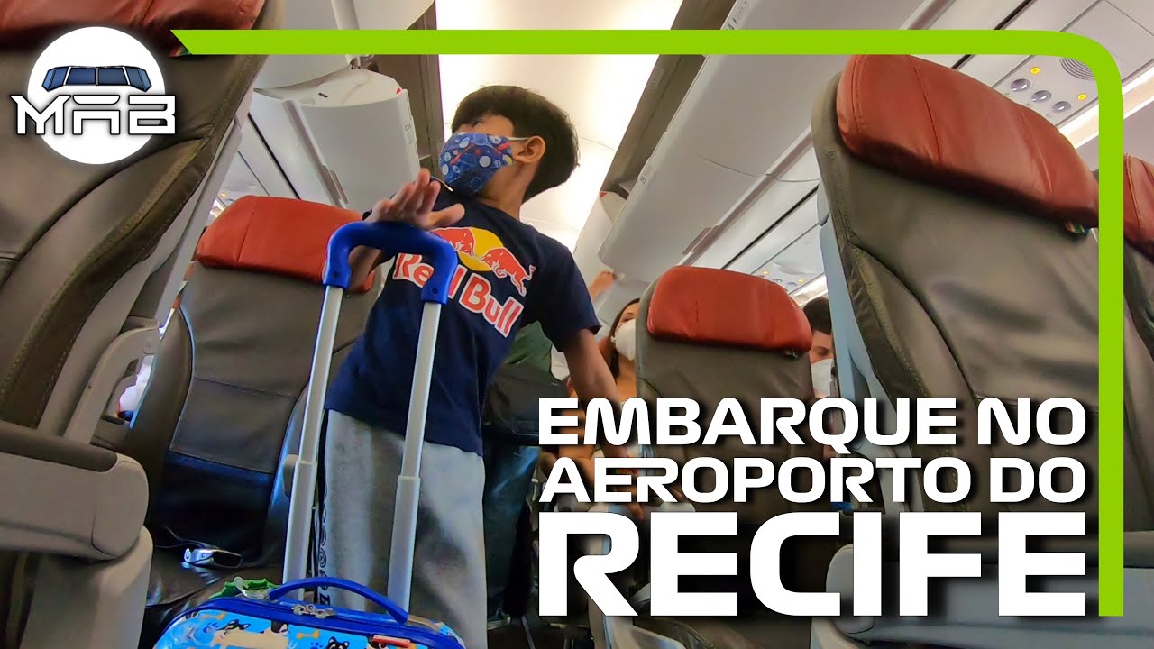 Nosso embarque no aeroporto do Recife