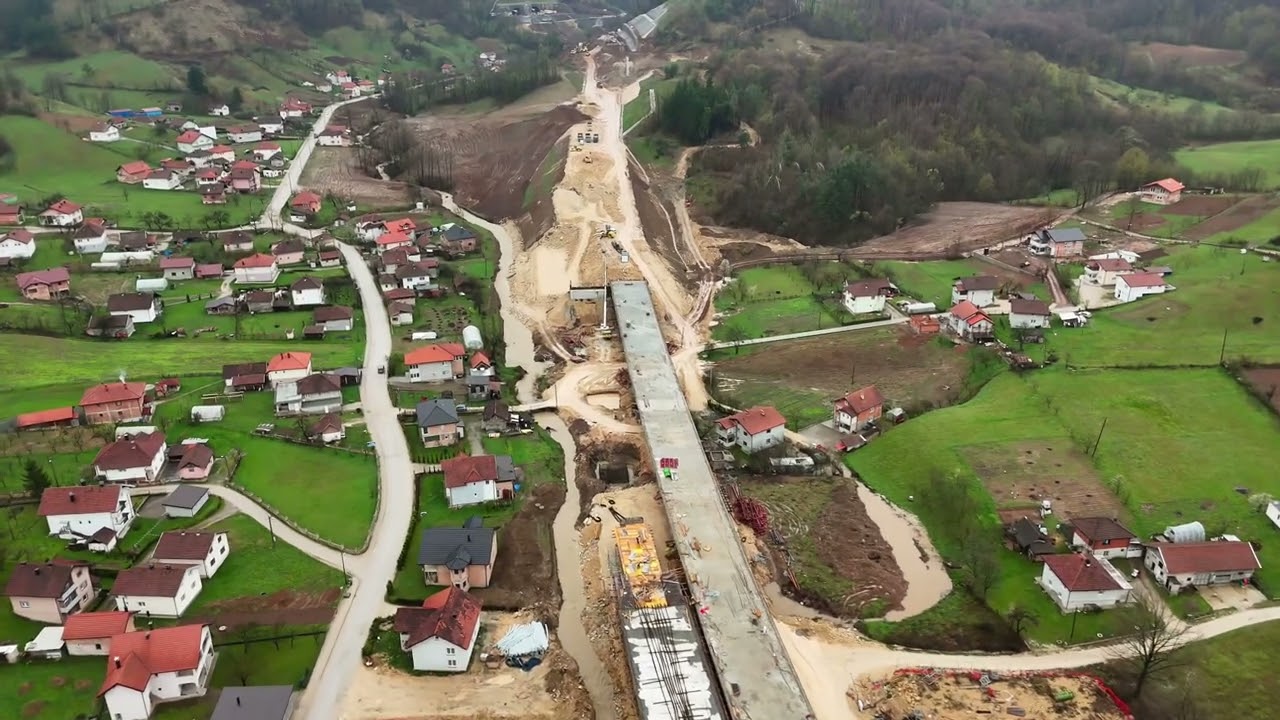 Autoput Koridor 5c lokacija Karadaglije, Tešanj