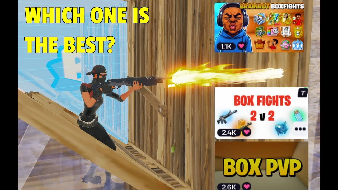 TRYING EVERY BOXFIGHT MAP IN FORTNITE!