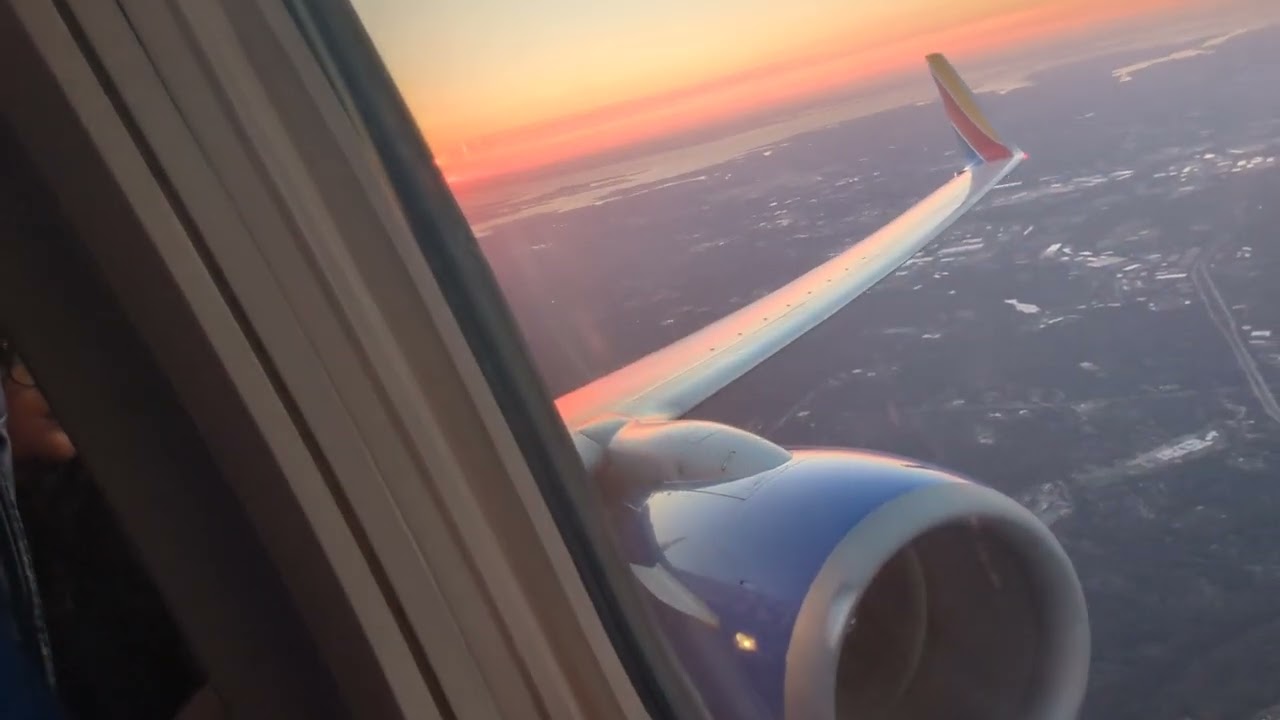 (beautiful CFM56-7 Buzzsaw) Southwest airlines flight 462 takeoff Baltimore  airport. #n421lv