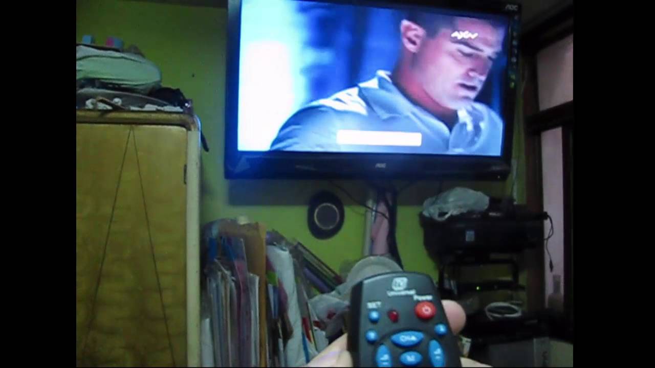 CONFIGURACION DE CONTROL UNIVERSAL DE TV F 188-CURSO DE TELEVISION POR CABLE