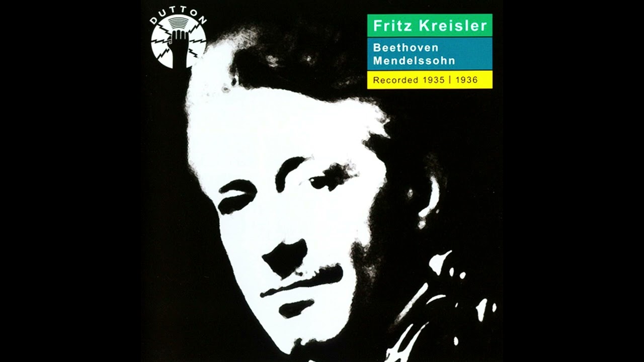 Fritz Kreisler plays Beethoven & Mendelssohn violin concertos (1935/36)