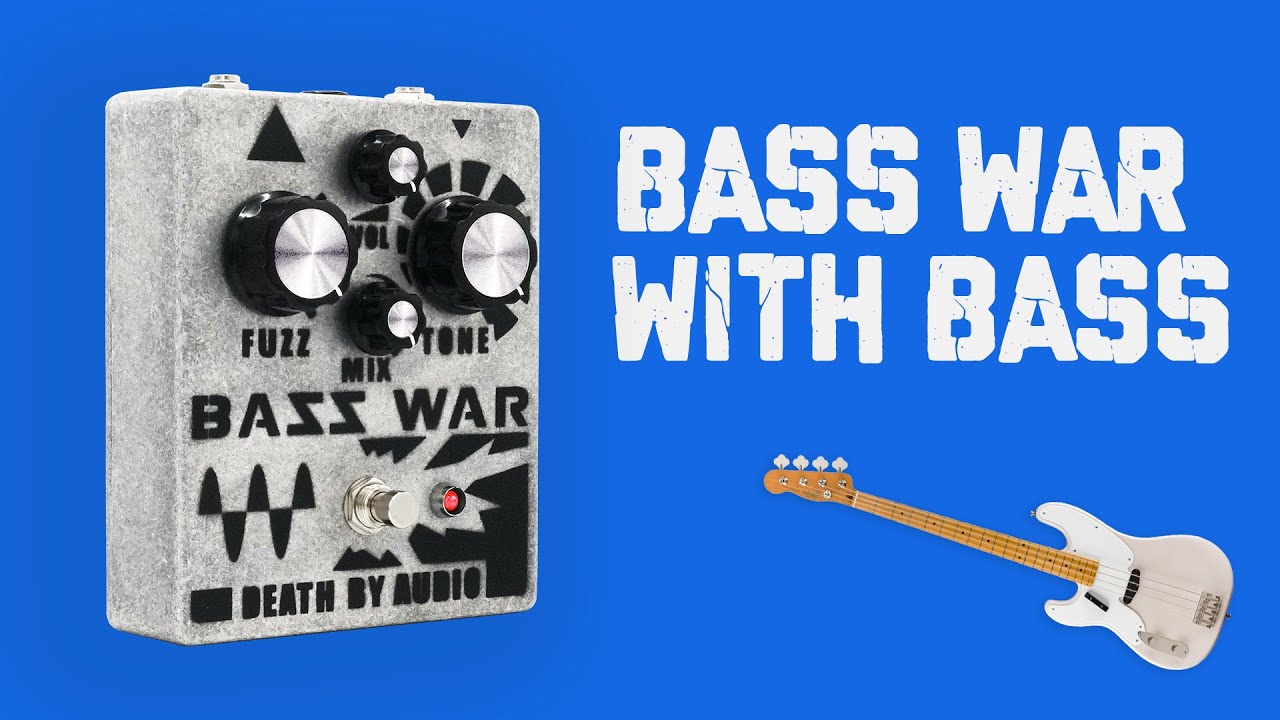 Bass War by Death By Audio with bass guitar