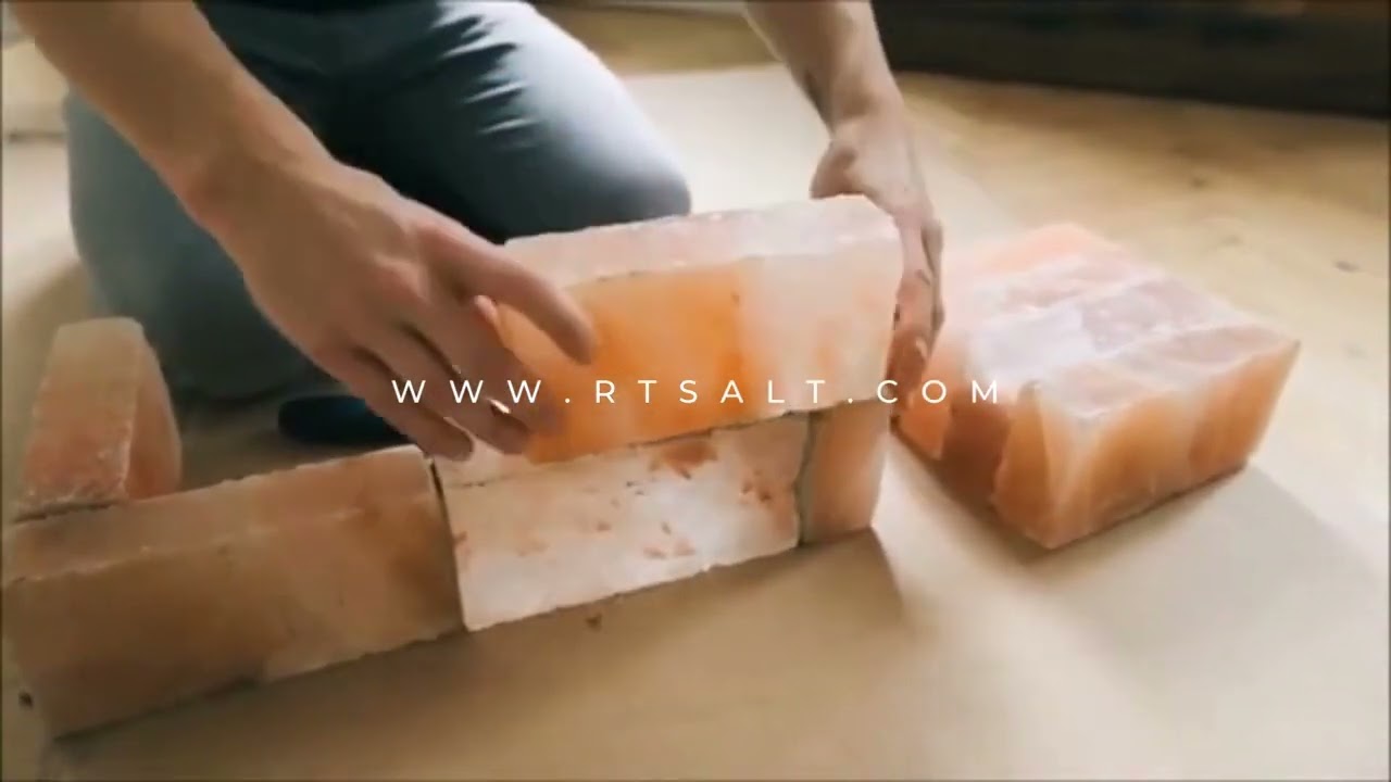 how to make Himalayan salt Brick Wall ,Ladrillo de sal del Himalaya / Himalaju sāls ķieģelis/ 喜馬拉雅鹽磚