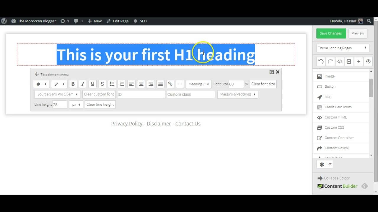 Thrive Content Builder Review - The Moroccan Blogger Tutorials