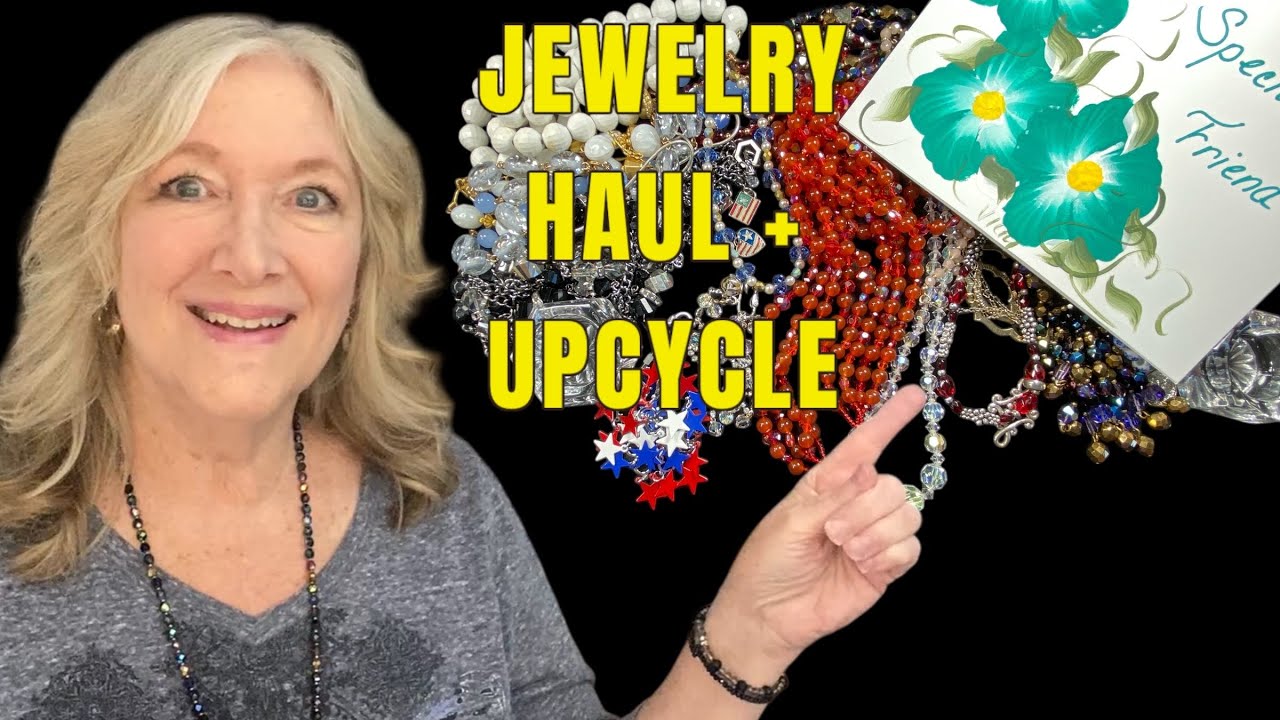 Jewelry Making HAUL and UPCYCLE Inspiration Beginner Friendly DIY Tips