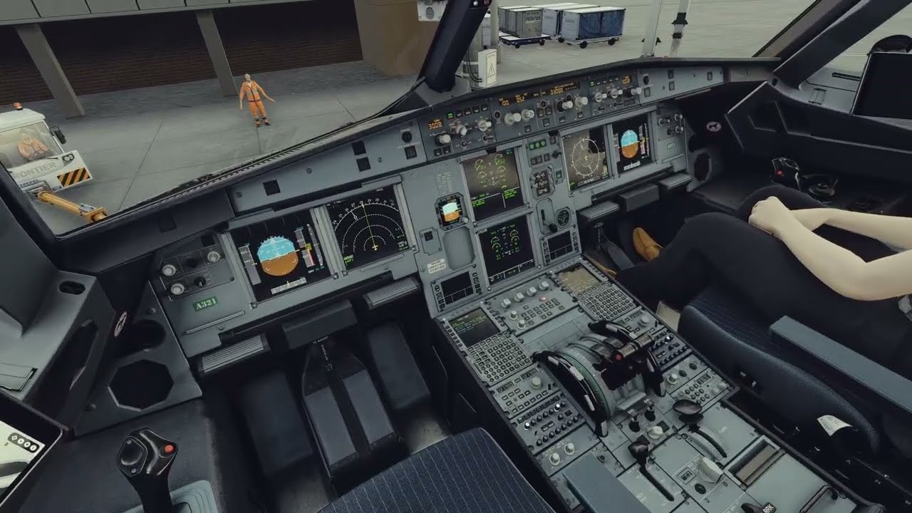 Microsoft Flight Simulator - Snowy Cleveland Arrival A321 Frontier | #msfs2024 #msfs2020