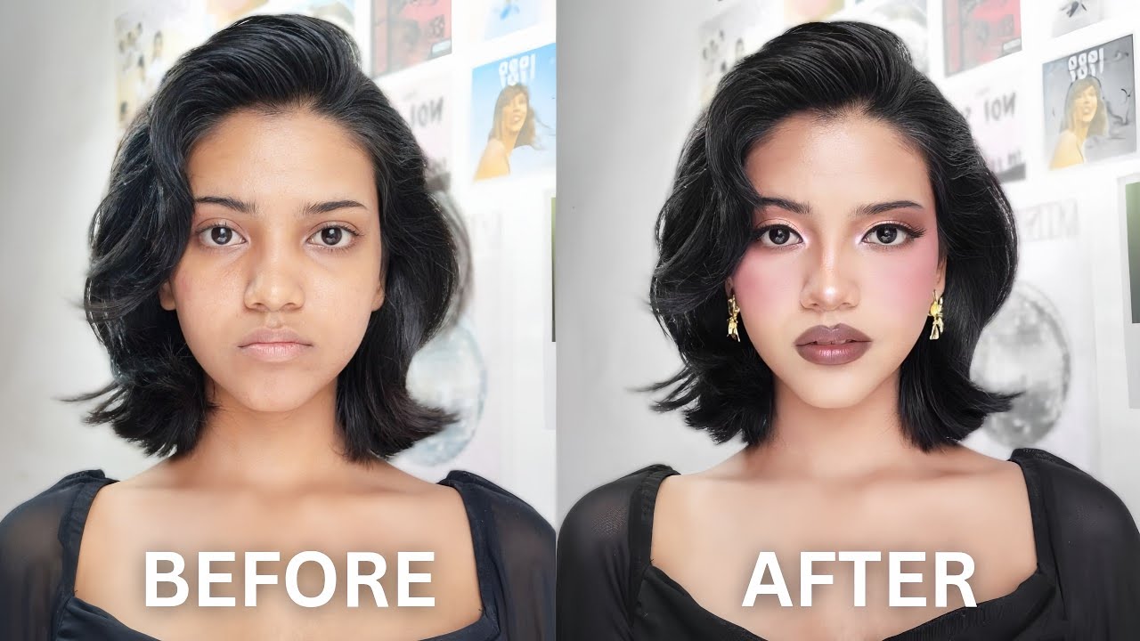 I did *PROFESSIONAL & LONG LASTING* makeup (tips + light base)